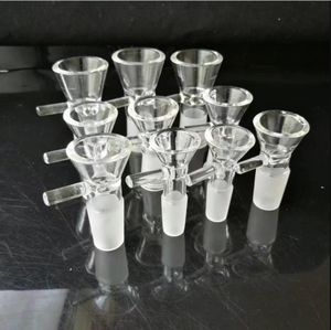 Glazen pijpen Roken geblazen waterpijp Fabricage Handgeblazen bongs Transparante trechteradapter (1)