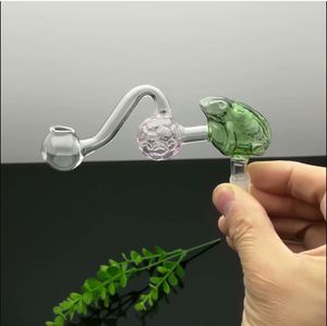 Tubos de vidrio Fumar cachimba soplada Fabricación Bongs soplados a mano Clásico Venta caliente Frog Football Glass Pot