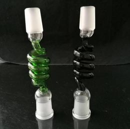 Pipes en verre Fabrication de fumeurs Narguilé soufflé à la bouche Tête de bulle de couleur classique neuve