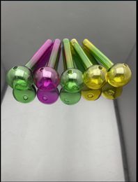 Pipes en verre Fumer Fabrication Narguilé soufflé à la main Narguilé coloré en verre à bulles épaisses