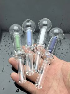 Tubos de vidrio Fabricación para fumar Cachimba soplada a mano Nuevo pote de humo de vidrio con filtro de núcleo interno de doble capa