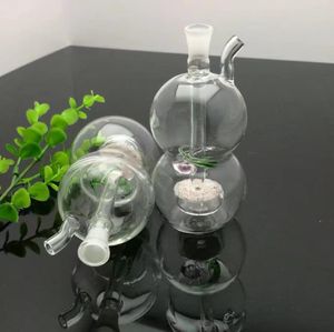 Pipes en verre Fabrication de fumer Narguilé soufflé à la main Hulu Sand Core Silent Water Smoke Bottle