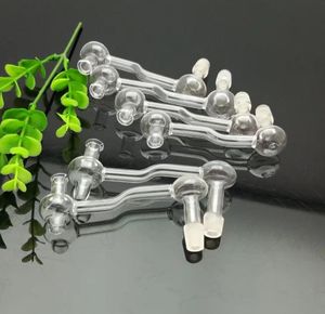 Pipes en verre, fabrication de narguilé soufflé à la main, pot à champignons Transparent