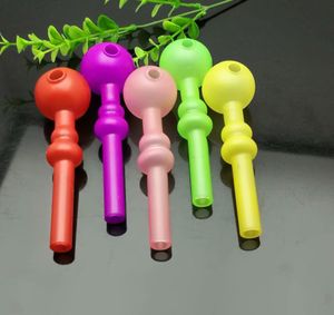 Tubos de vidrio Fabricación para fumar Cachimba soplada a mano Freidora directa de vidrio que cambia de color a alta temperatura con color de aerosol clásico