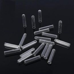 Hojas de plástico de vidrio 100pcslot 6x30mm Mini tubo de fermentación transparente duchenne para el experimento de laboratorio químico de enseñanza 230130