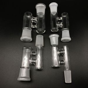 Adaptador de recuperación de vidrio Macho / Hembra 14 mm 18 mm Adaptadores de recuperación de vidrio para juntas Colector de cenizas para plataformas petrolíferas Tuberías de agua Bong de vidrio
