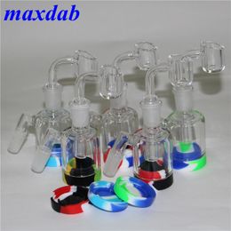 GLAS RECLAS Catcher Adapter Hookah 14 mm Mannelijk vrouwelijk 45 90 met Reclaimer Dome Nail Ashcatcher voor rokende waterbongs DAB -rigs