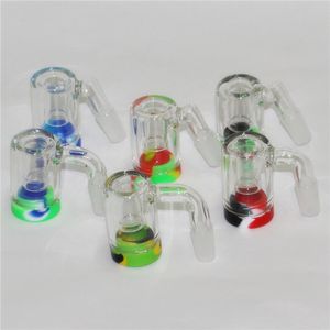 Smoking Glass Reclaim Catcher Adapter 14mm 18mm Male Female 45 90 Avec Reclaimer Domeless Nail Ash Catchers Adaptateurs Pour Water Bongs Dab Rigs