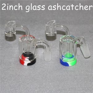 Glas Reclaim Catcher Adapter Accessoires 14mm Male 45 90 met Reclaimer Dome Nail Ash Catchers Adapters voor Water Bongs DAB Rigs Quartz Banger