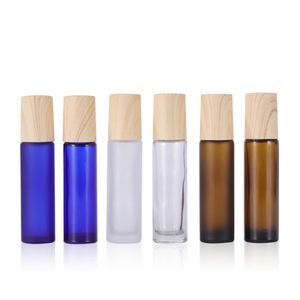 Glas navulbare parfumfles met metalen bal lege roller flesjes 10ml