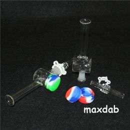 plates-formes en verre Bangs Bongs à huile de silicium Dab avec du nectar des ongles de quartz mâle de 10 mm de 10 mm