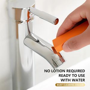 Enracinement de rouille en verre Eraser Magic Rubber pour nettoyer la salle de bain de salle de bain Limescale Brosse de nettoyage de gamme lavable réutilisable
