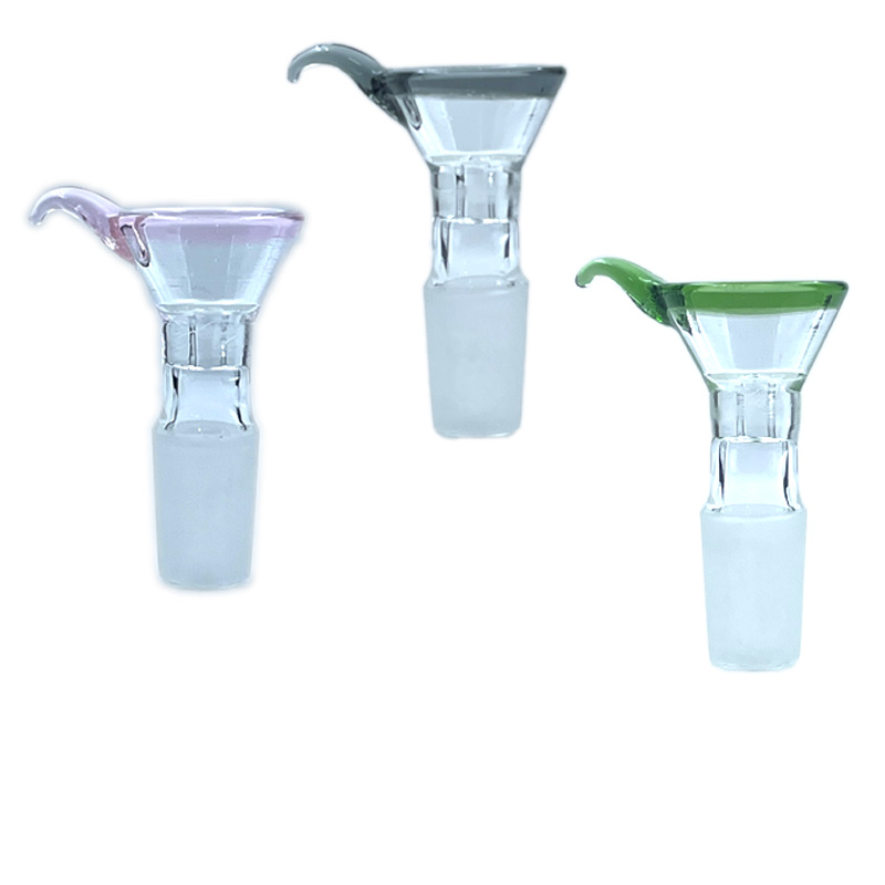 Стеклянные чаши для экрана 14 мм и 18 мм, мужские стеклянные чаши, сотовая стеклянная чаша, разные цвета, аксессуары для курения бонга