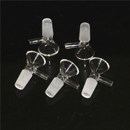 Glasglijbanen Kom Stukken Bongs Kommen Trechter Rig Accessoires Quartz Nails 18mm 14mm Mannelijke Vrouwelijke Hoofddiensten Roken Water Pijpen Dab Rigs Bong Dia