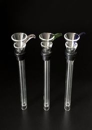 Ensemble de lames de verre, tige mâle femelle, tube d'entonnoir coulissant, œillet en caoutchouc, tige inférieure pour conduite d'eau, bang en verre 5560610