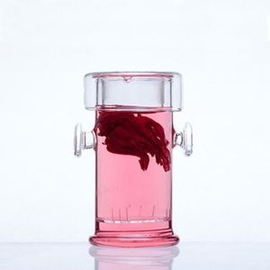 Théière en verre avec filtre clair thermure résistant à la chaleur borosilicate fleurir théâtre résistant à la chaleur pour la promotion du thé de la fleur de puer 260m