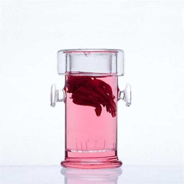 Théière en verre avec filtre, théière en Borosilicate transparent résistant à la chaleur, théières résistantes à la chaleur pour le thé aux fleurs Puer, Promotion 2323