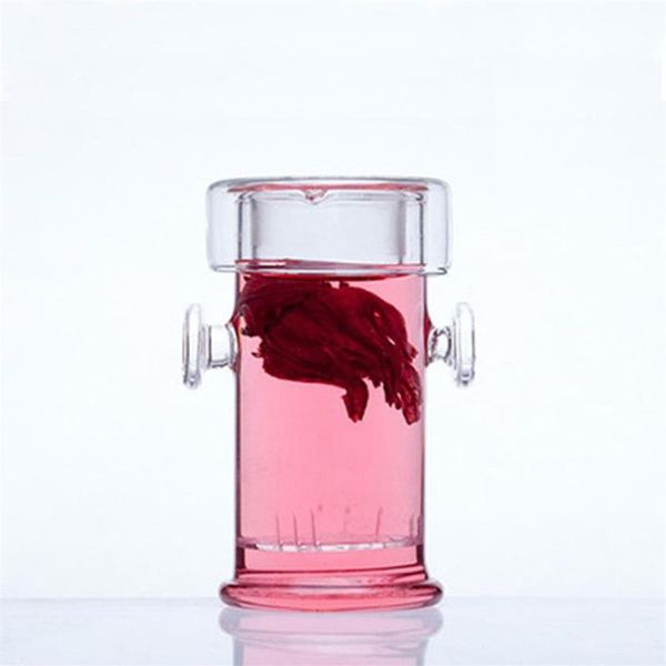 Théière en verre avec filtre, théière en Borosilicate transparent résistant à la chaleur, théières résistantes à la chaleur pour le thé aux fleurs Puer Promotion312G