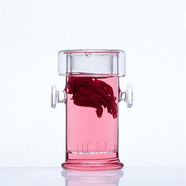 Théière en verre avec filtre, théière en Borosilicate transparent résistant à la chaleur, théières résistantes à la chaleur pour le thé aux fleurs Puer, Promotion207m