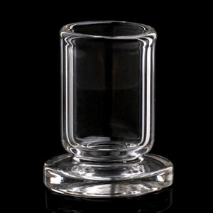 Narguilés Épais Verre Clair support Carb Cap Holder pour 25mm 30mm boule caps spinning cyclone Quartz Banger