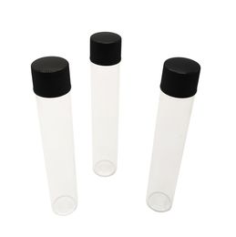 Tubos de vidrio que empaquetan 115 * 20 mm con tapas de plástico. Los tubos de 30 g con tapón de rosca pueden personalizar etiquetas.