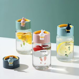 Glazen waterfles draagbare hittebestendige lekvrije koffiemok Cup met filter gratis mouw