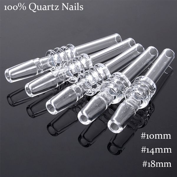 Mini Nectar Collector Kit 100% Accessoires pour fumer les ongles en quartz avec 10mm 14mm 18mm Embouts de filtre Tube de paille Réservoir en verre GQB19