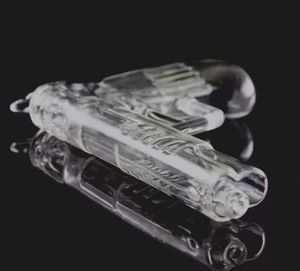 Fumar pistola de vidrio pipa de humo pipas de agua pelele tabaco Dab Rig accesorios de humo de hierba seca pipas de agua