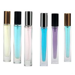 Glass Mayor Mini 10 ml Clear Spray Square Perfume Bottle Outdoors Portable Cosmética Vacías S