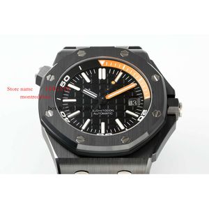 Glass ZF AAAAA APS 13,9 mm Marque 42 mm Swiss 15706 IPF Watches 15707 Superclone Designers Wrist Wrists Carbon Men en céramique Fibre Dive 3120 72244