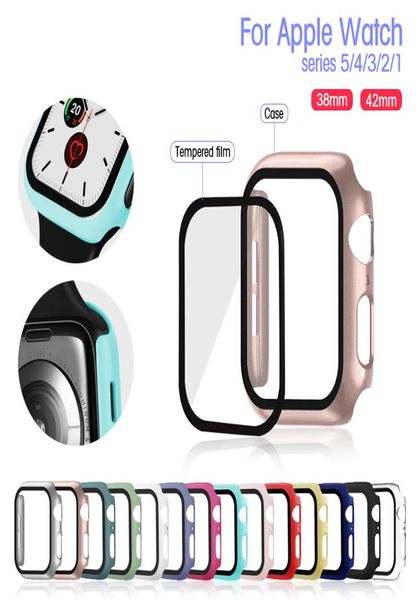 Verre pour la série Apple Watch SE 6 5 4 44 mm 40mm iwatch 3 2 1 42 mm 38 mm Écran de pare-chocs trempé Protectorcover Apple Watch ACC8142370