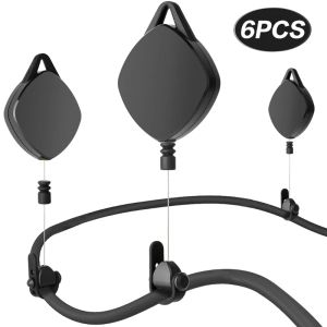 Gafas 3/6 PCS Sistema de polea de cable de VR silencioso para HTC Vive/Vive Pro/Oculus Rifts/Sony PS/Windows VR/Valve Index VR Cable Management