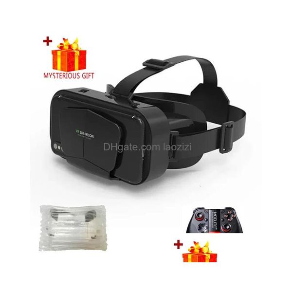 Lunettes 3D SHINECON VR Casque de casque Virtual Reality Devices Casque Viar Lenses Goggle pour Smartphone Cell Phone Smart avec contrôleur Dro Dhlsv