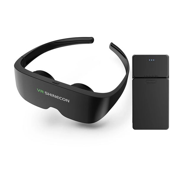 Lunettes 3D VR Portable Imax HD Écran Virtual Reality Headset Smart PU Breathable Helmet For Smartphones Téléphone cellulaire 231123 Téléphones
