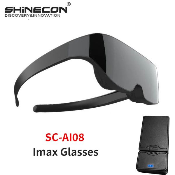 Lunettes 3D VR SHINECON SC AI08 IMAX WORTable Home Theatre Smart Wireless Virtual Reality Tout dans One Hine 231128 HE