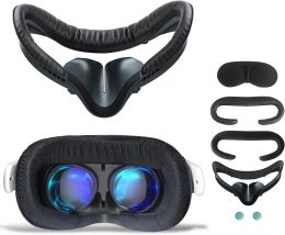 Verres 6in1 Couverture VR Fitness Interface faciale Interface Pu Couvrage en mousse en cuir PU Antitifogging Tépreuse à sueur Couverture pour Oculus Quest 2