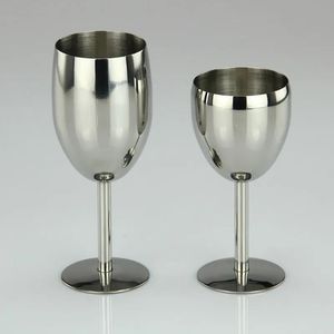 Vasos Copa de vino de acero inoxidable de 6 oz y 8 oz hecha de acero irrompible sin BPA, irrompible, apta para lavavajillas para uso diario formal en exteriores DE