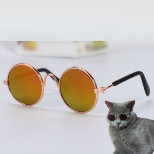 Lunettes chat produits pour animaux de compagnie lunettes de soleil lunettes de soleil pour petit chien chat animaux Photos accessoires accessoires Top vente Pet yq01337