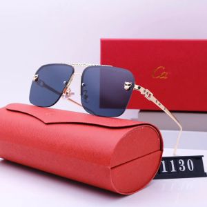 Lunettes de soleil de créateurs pour femmes Lunettes de soleil Luxury Classics Design Lettre de mode UV400 Temperament Tempérame Stravate Sunglasses Boîte-cadeau