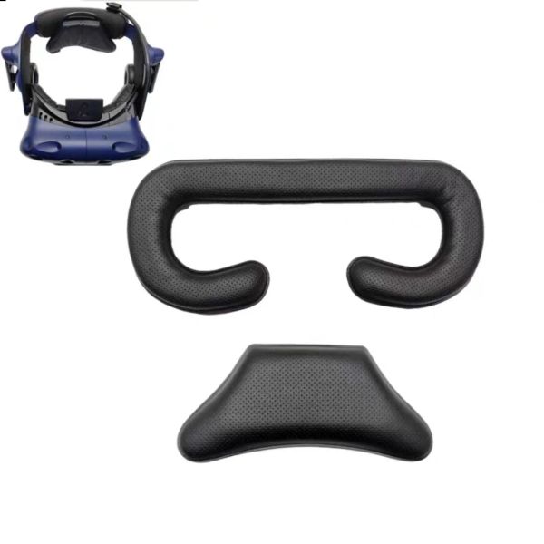 Gafas para HTC Vive Pro Heatset VR PU Cuero Cuschón Cuschón de espuma Pad Mask Most Most