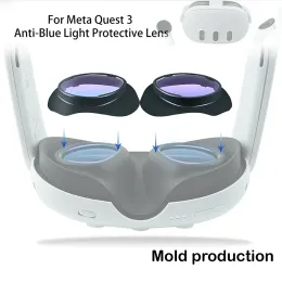 Lunettes pour Meta Quest 3 Lentins de prescription Anti Blue Light Myopia Lenses For Quest 3 Lens VR Accessoires Eyeglasse magnétique rapide