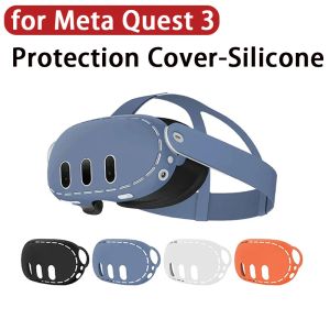 Lunettes pour Meta Quest 3 Silicone Case Face Cover VR Casque Couverture de protection VR VR VR Couverture pour Meta Quest 3 Accessoires