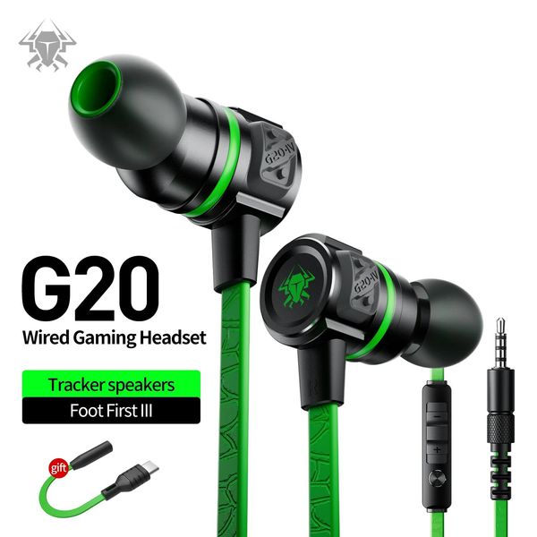 Auriculares para juegos de gafas Tipo de auriculares C/3.5 mm G20 Hammerhead Bash