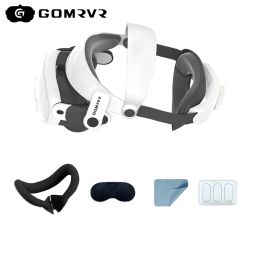 Lunettes Gomrvr Head Strap compatible avec Meta Quest 3 Power Lasting Comfort Head Sangle pour Quest 3 VR Accessoires