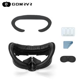 Glazen GOMRVR verbreed de gezichtskap voor Meta Quest 3 VR -headset PU Leather Pad Face Interface vervangende masker voor Quest3 VR -accessoires