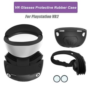 Couvre de verres Couverture de couverture de couverture en silicone protecteur pour playstation VR2 verres de protection en caoutchouc de casque de casque de casque protecteur protecteur ru