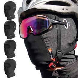 Lunettes trou cagoule casquettes hiver plus chaud visage masque de blocage UV vélo moto mouchoir tête homme cache-oreilles casque doublure bandana