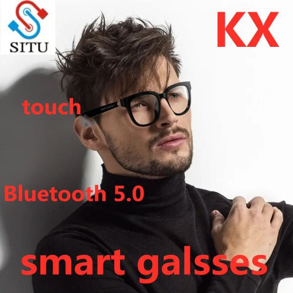 Gafas gafas inteligentes calientes Bluetooth 5.0 Llamadas a mano aptx Audio Audio Open ABRIR LENTE Gafas de sol inteligentes