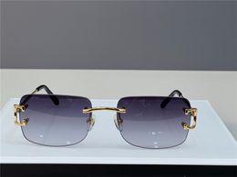Bril Heren Designer Zonnebril Outdoor Fashion Zonnebril Dames Vintage Frameloos Vierkant Kleine Randloze Brillen Antireflecterend Optisch