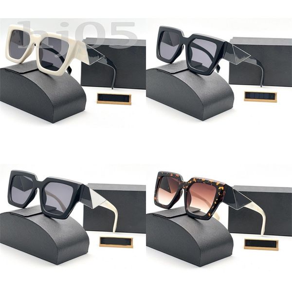 Lunettes mens noir p designer lunettes de soleil pour femmes imprimé léopard classique gafas de sol distinctif grand cadre épais bouclier lunettes de soleil style vintage PJ062 B23